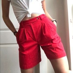 ❣️Vintage Red High Waisted Shorts❣️